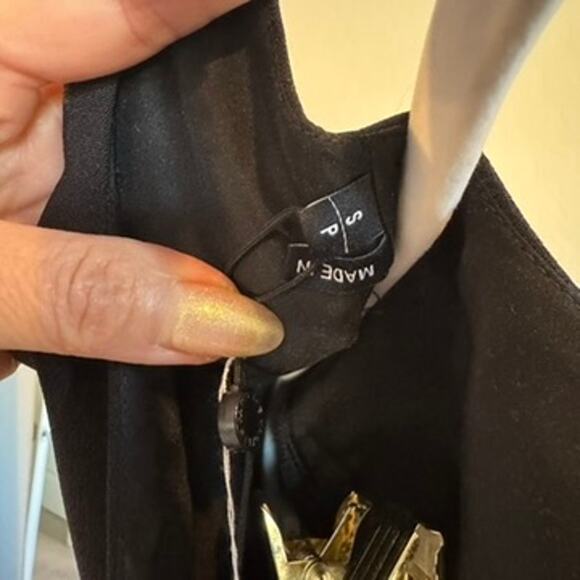 The Kooples One Shoulder Black Dress – NWT – Size Small – Crepe Mini - Picture 7 of 16